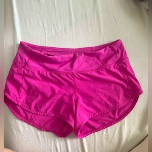 2.5 inch speed up lululemon shorts